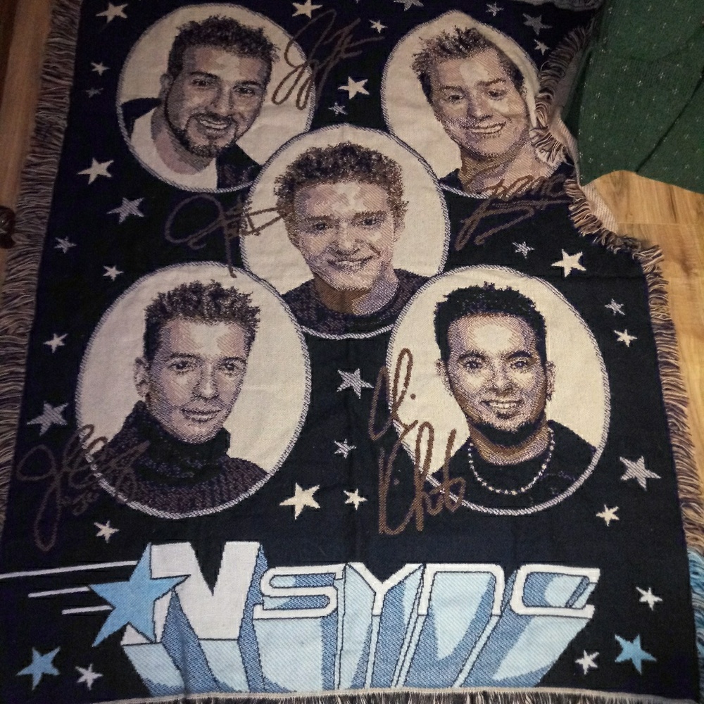 RARE NSYNC BLANKET